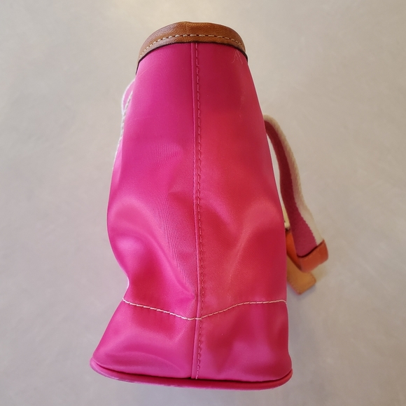 Euc Vintage Rare Coach Hampton Y2k Pink Tote Bag Purse c - Picture 13 of 13